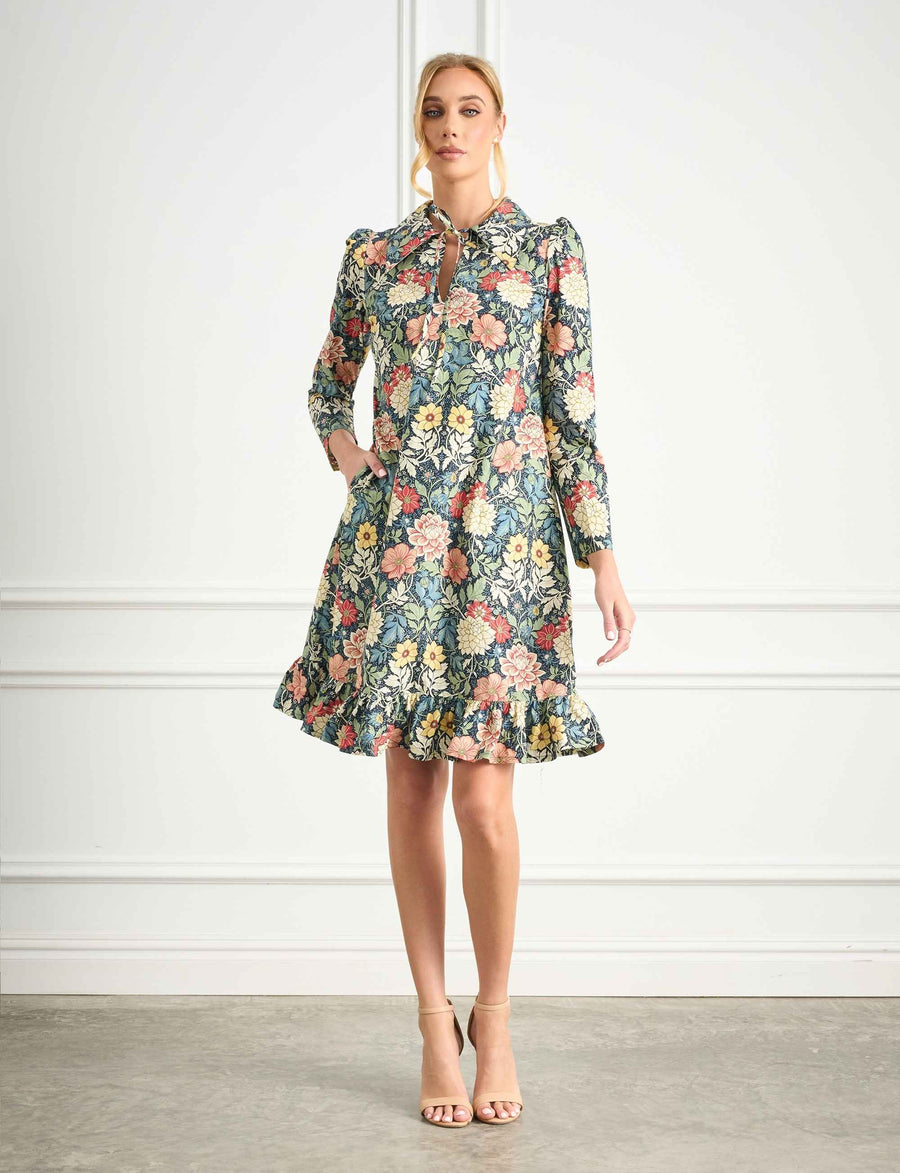 (Pre-Sale) Doris 'Nouveau Nosegay' A-line Shift Dress