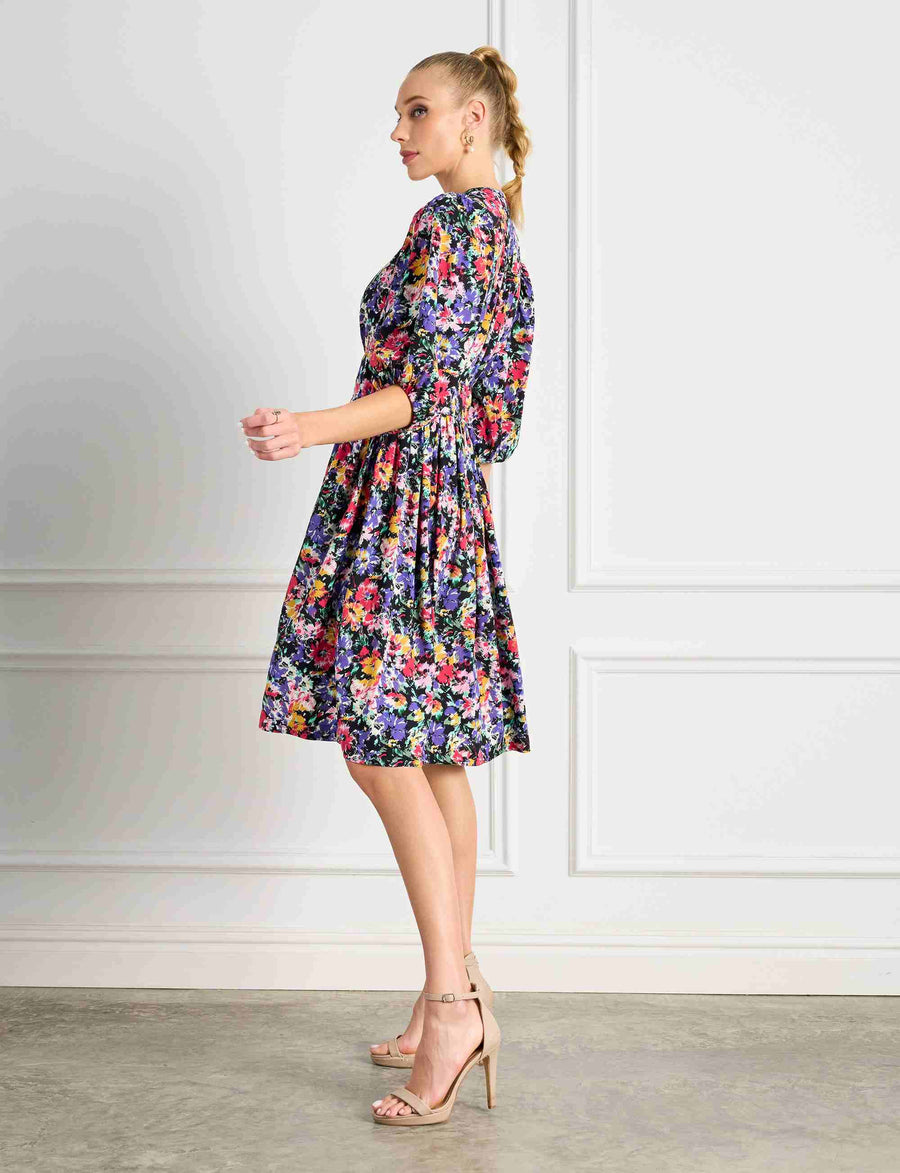 Maemie 'Spring Burst' Knee Length Dress