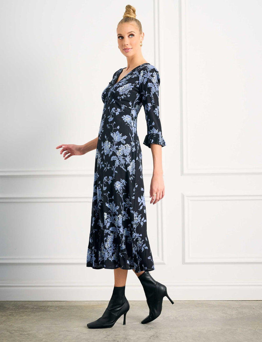 Ivy 'Country Charm' Empire Line Midi Dress