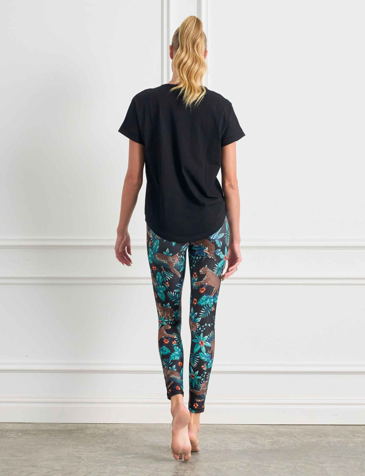 Charlotte 'Black' Signature Logo 100% Cotton T-Shirt FINAL SALE