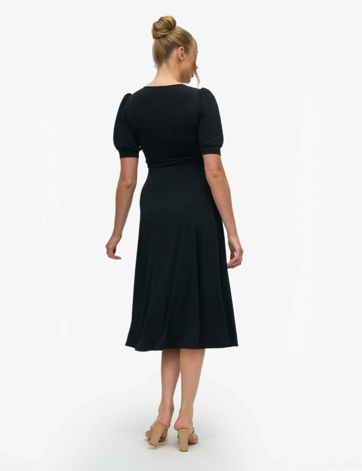 Silvana 'LBD' Midi Little Black Dress - FINAL SALE