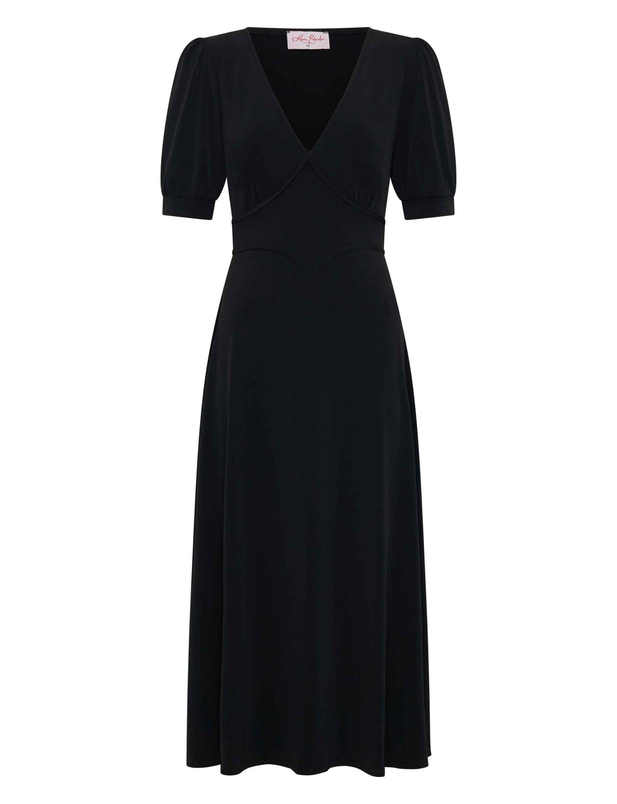 Silvana 'LBD' Midi Little Black Dress - FINAL SALE