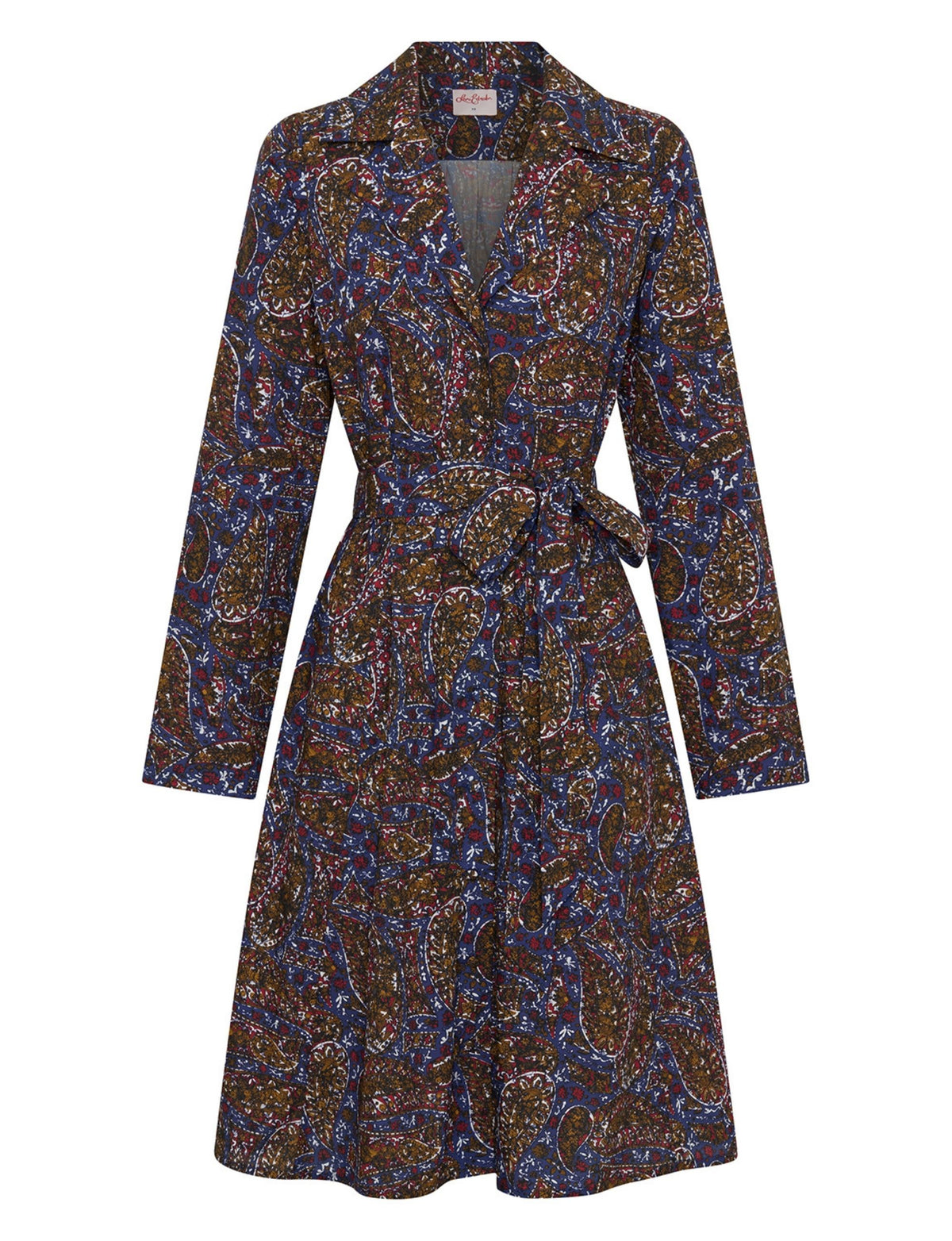 Paislee 'Paisley Sketch' Structure Shirtdress