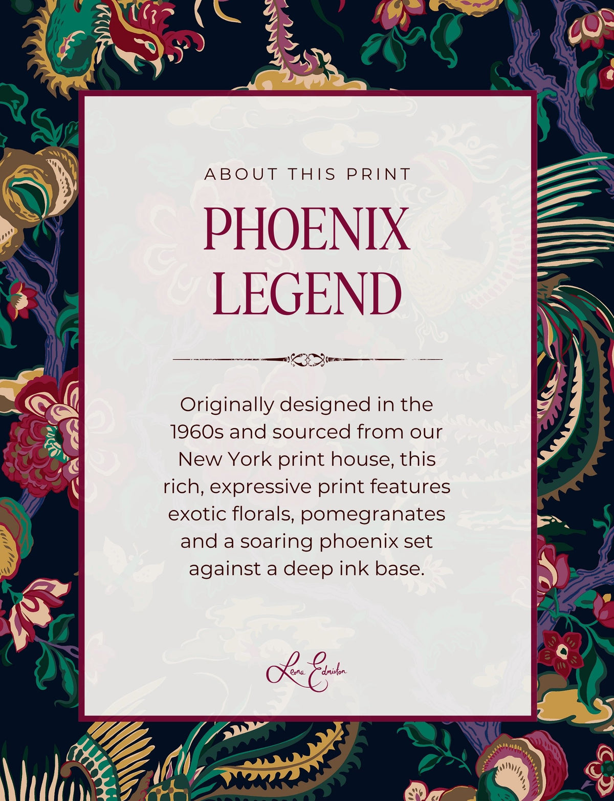 Sylvia 'Phoenix Legend' Knee Length Shirtdress