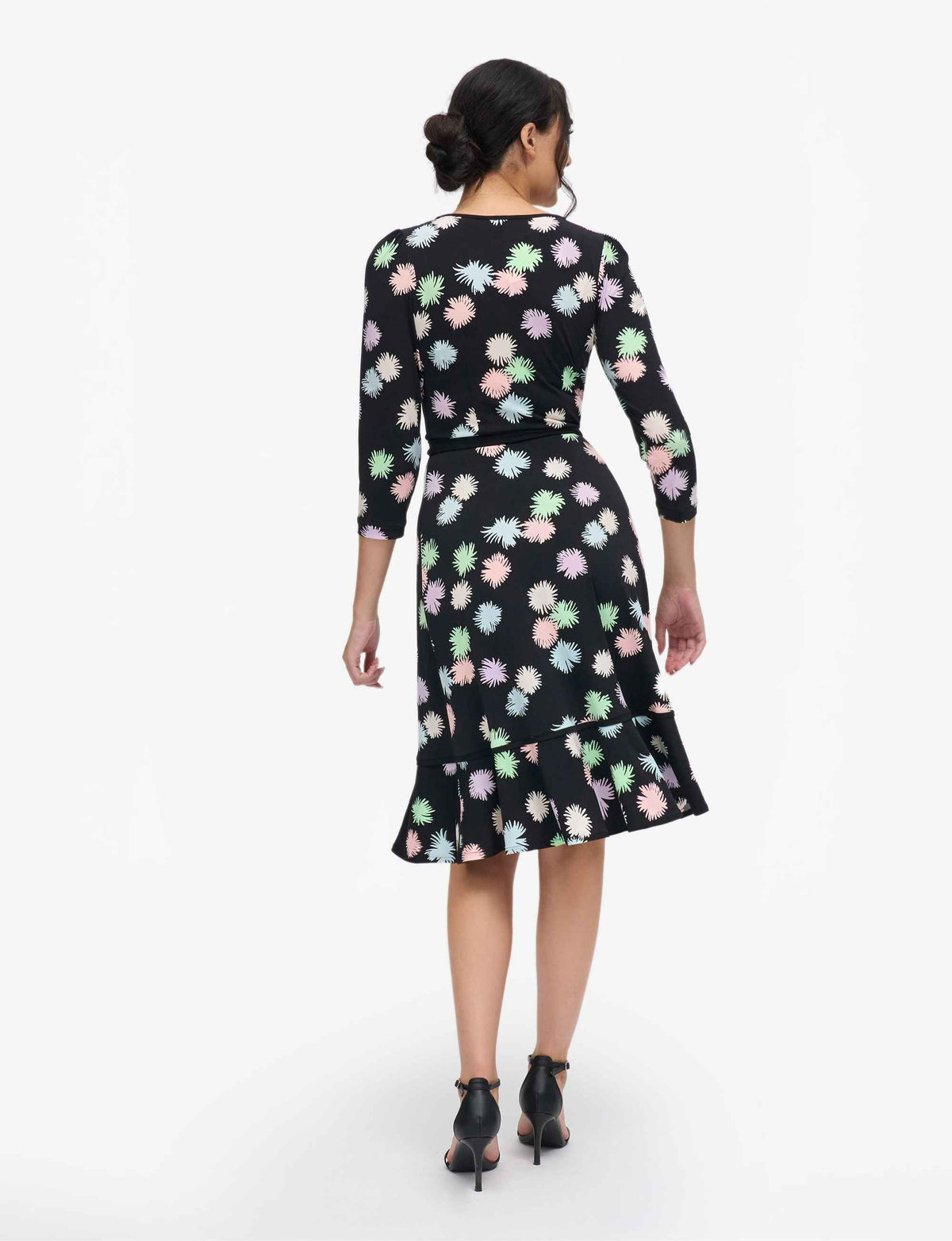Auriana 'Powder Puff' True Wrap Dress