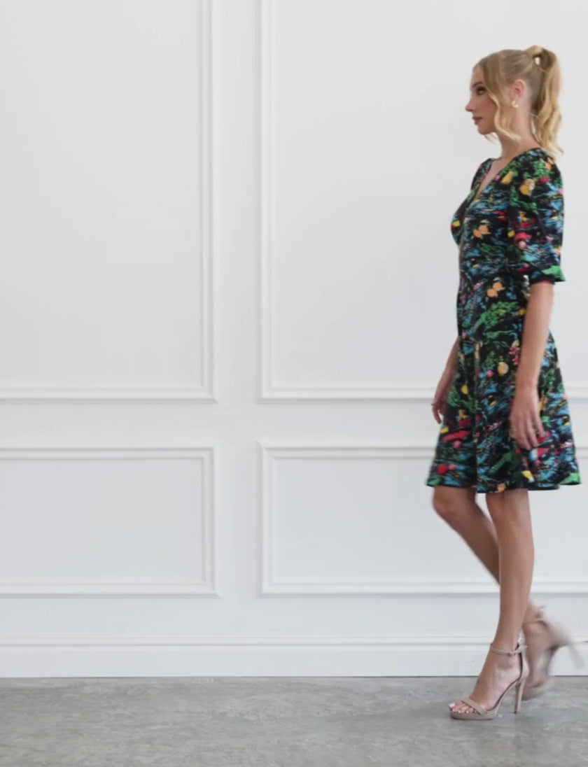 Swift 'Take Me Away' Empire Line Knee Length Dress