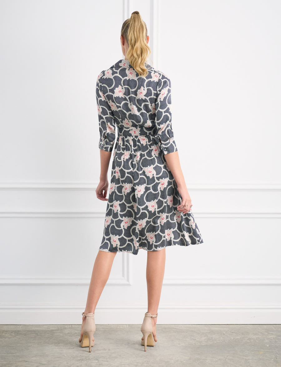 Caroline 'Princess Jewel' Limited Edition Silk Shirt Dress