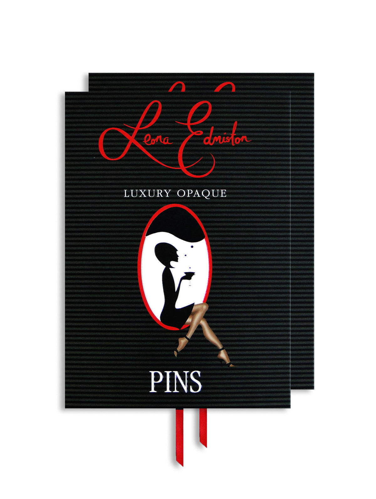 Luxury PINS - 60D Opaque Stockings - 2 Pack - Black
