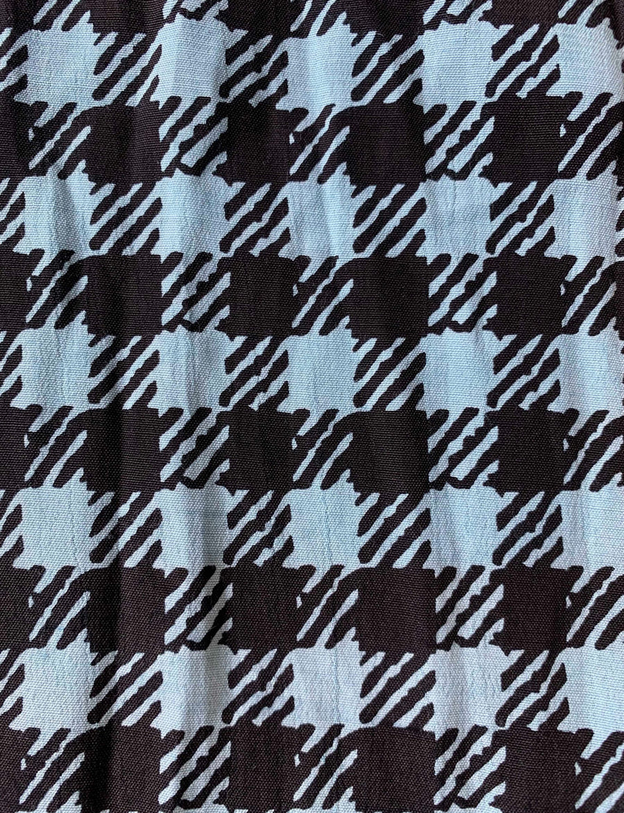 Celine 'Checkerboard' Fit and Flare Midi Dress