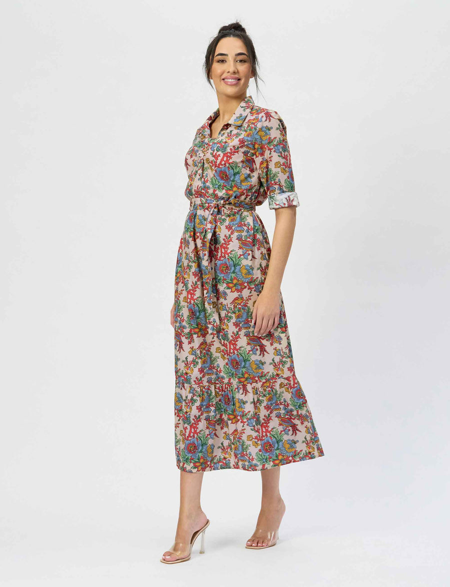 Farah 'Bird Of Paradise' 100% Cotton Shift Dress