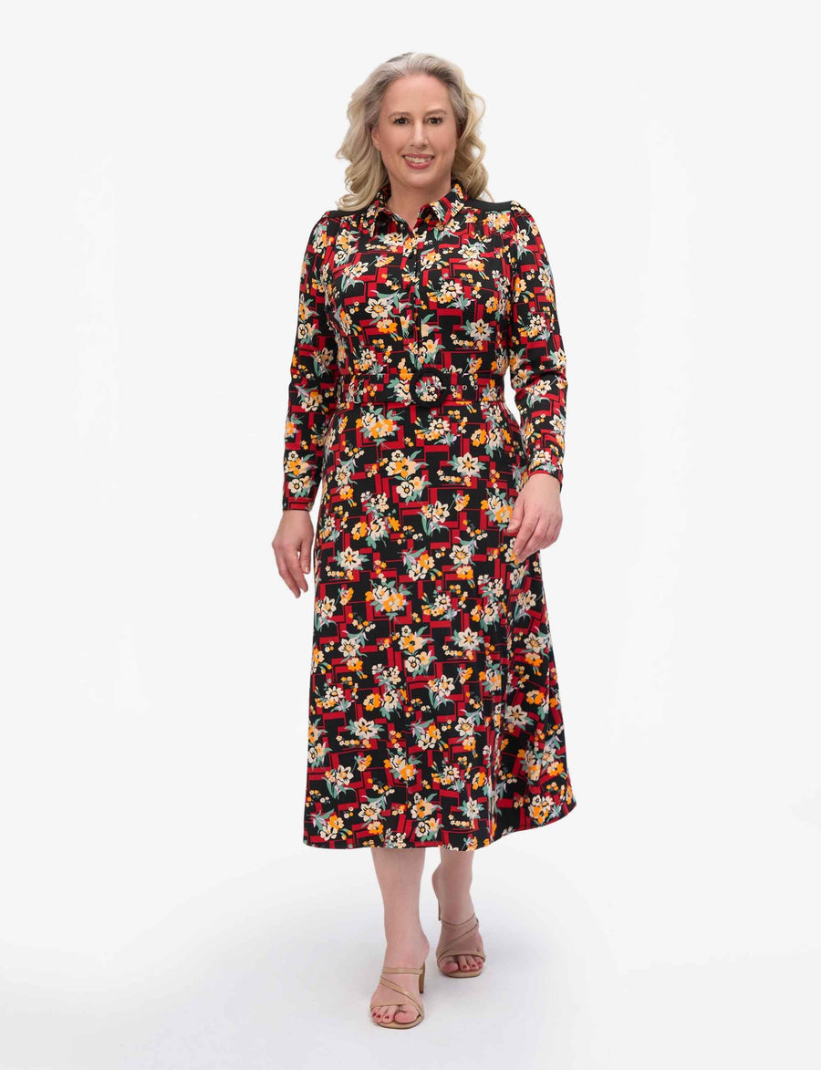 Feba 'Aberdeen' Shirtdress with Belt NEW ARRIVAL