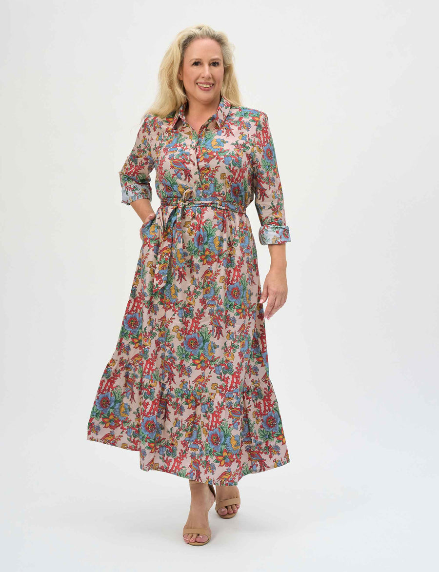 Farah 'Bird Of Paradise' 100% Cotton Shift Dress