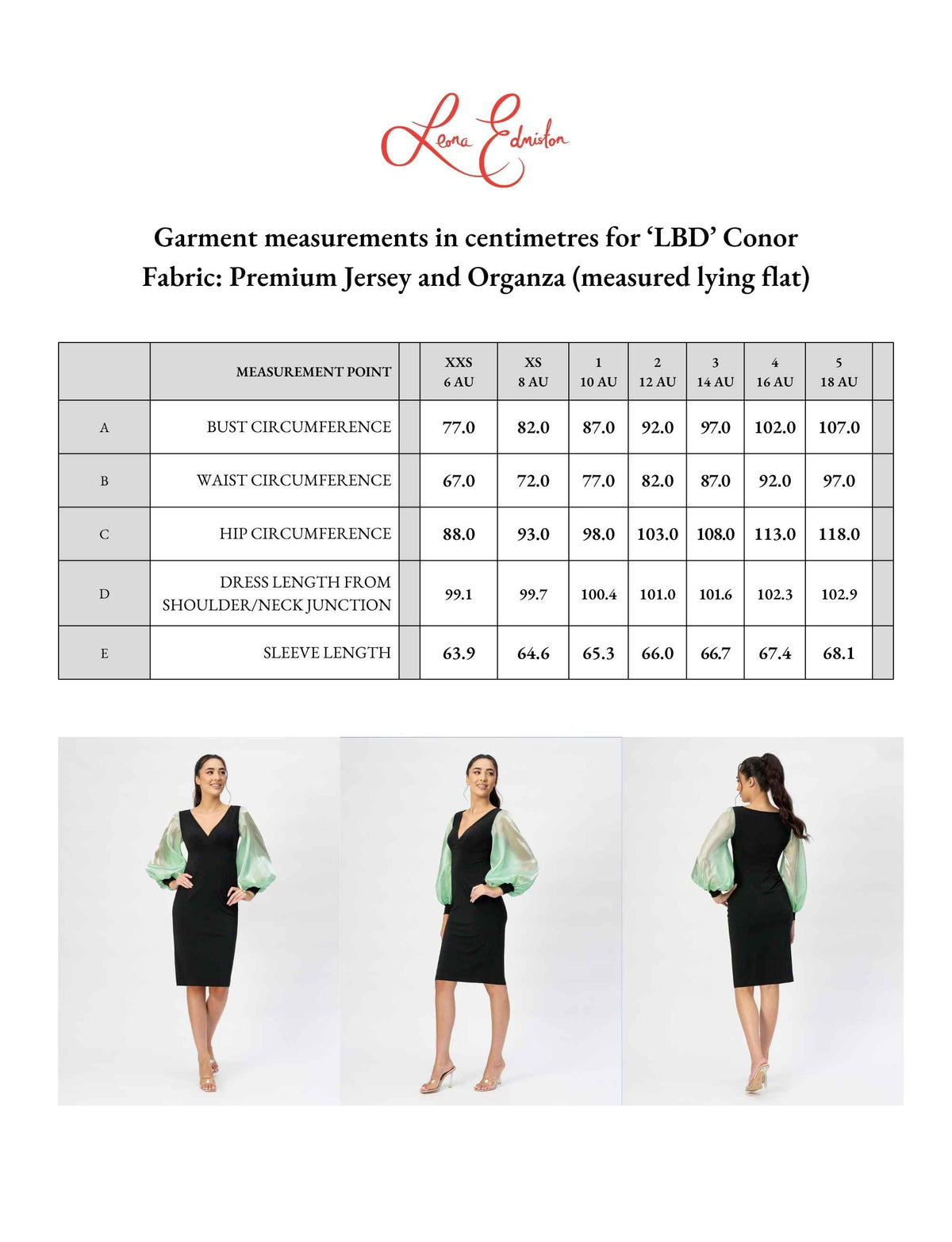 Conor 'Mint Shimmer' Balloon Sleeve Knee Length Dress - FINAL SALE