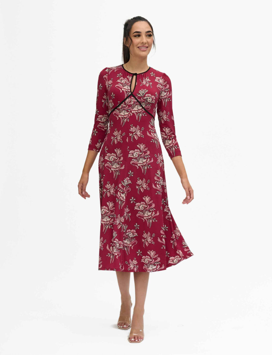Romana 'Lovely Lilies' Empire Line Midi Dress NEW ARRIVAL