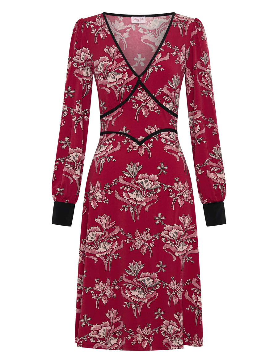 Autumn 'Lovely Lilies' Fit and Flare Dress NEW ARRIVAL