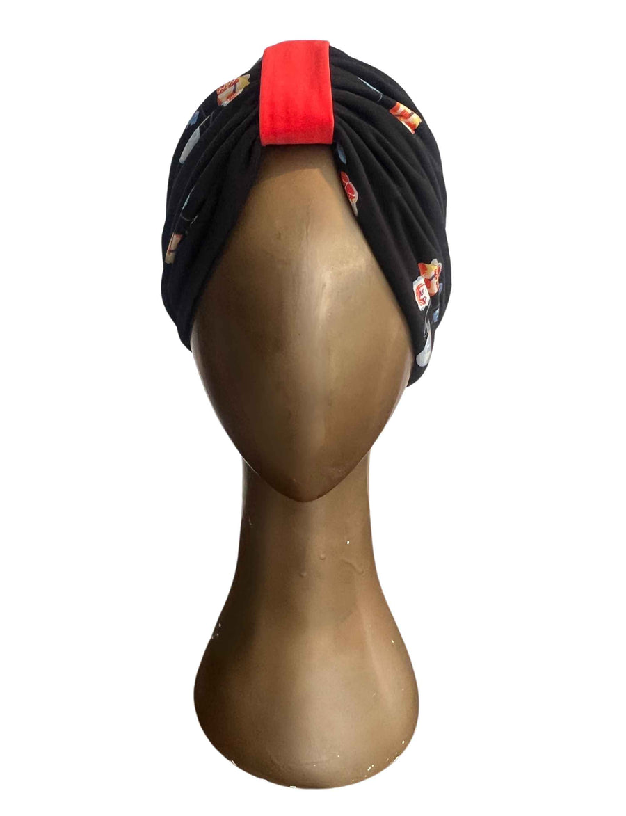 Jersey Printed Hair Turban 'Eskimo'