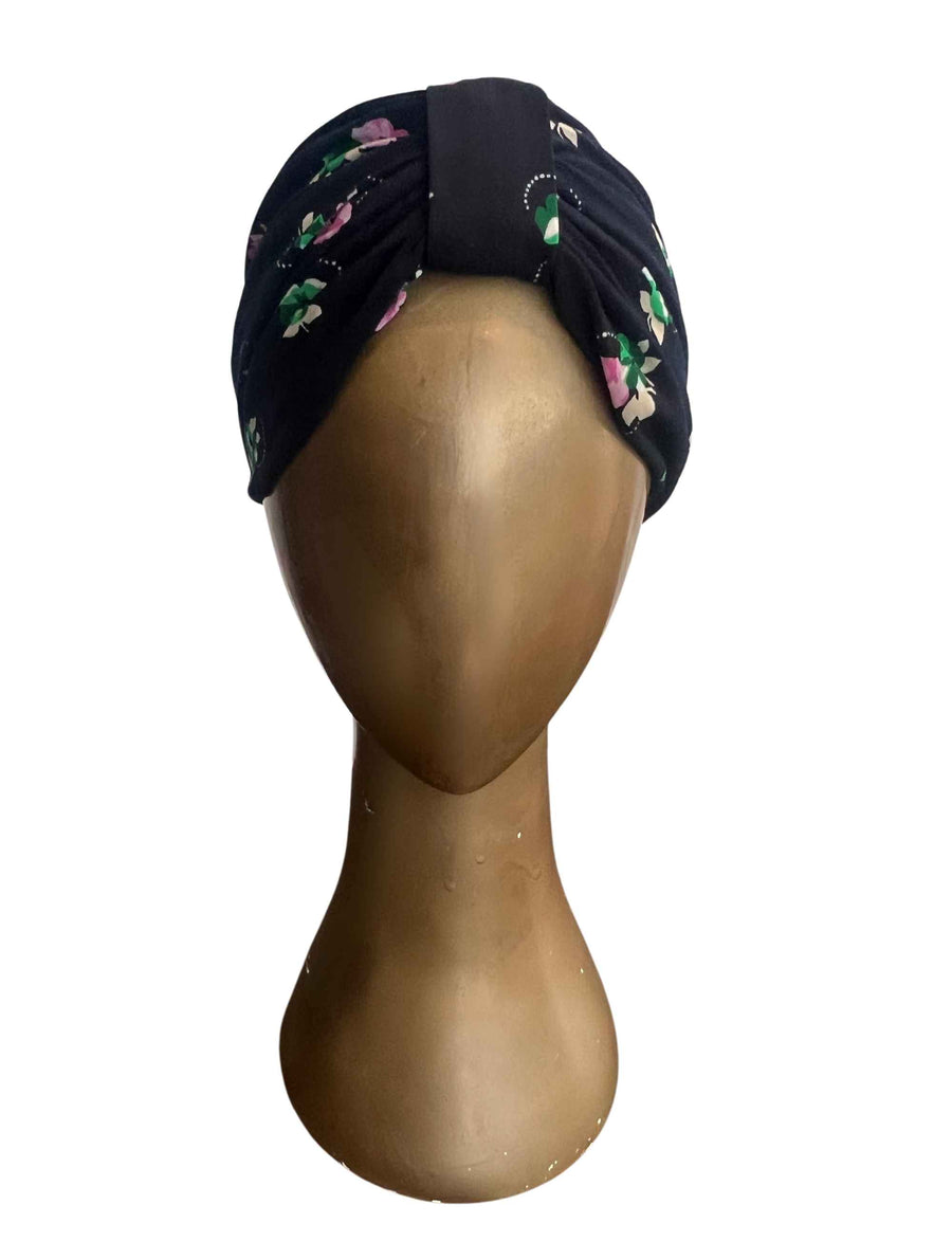 Printed Jersey Hair Turban 'Circle Of Love'