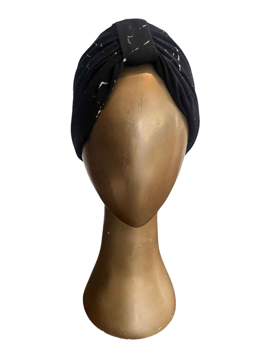 Printed Jersey Hair Turban 'Splatter'