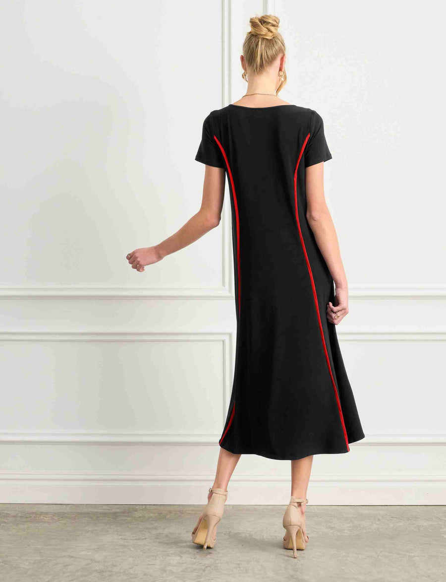Patricia 'Red' Swing Sheath Dress