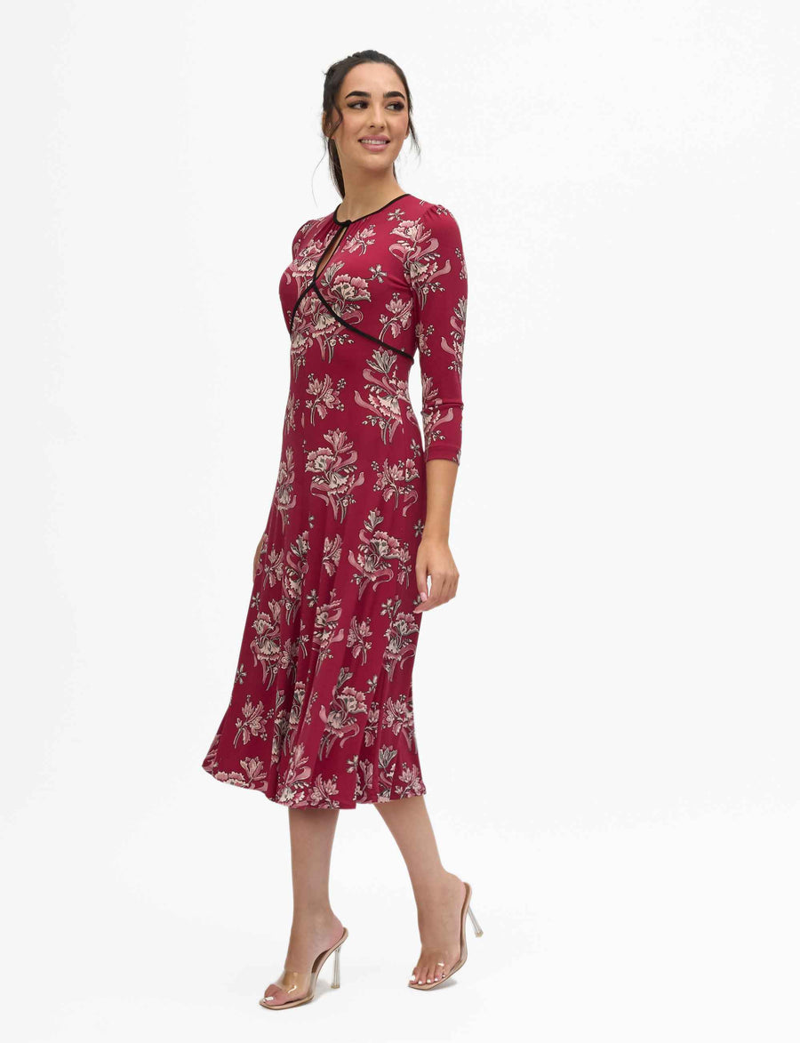 Romana 'Lovely Lilies' Empire Line Midi Dress NEW ARRIVAL