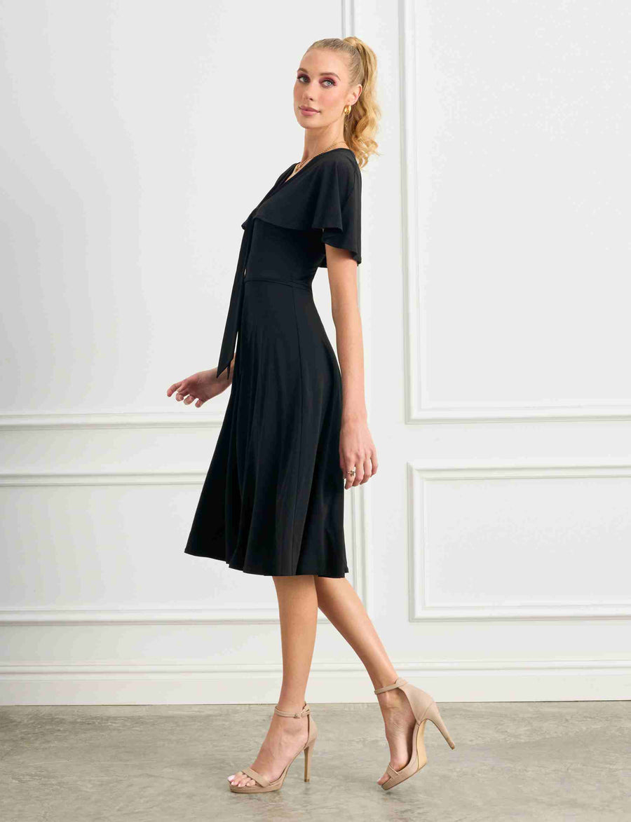 sailor cocktail dress Banned Navy Blue & White Sailor Swing Dress - Small