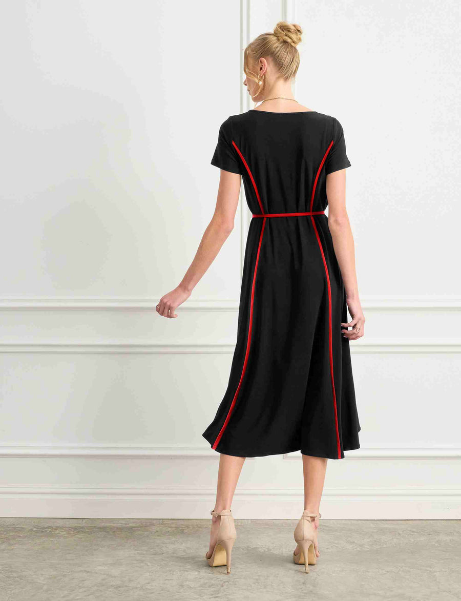 Patricia 'Red' Swing Sheath Dress