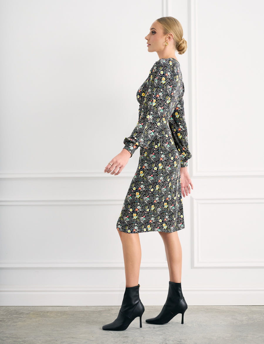 Olivia 'Briar Patch' V-Neck Knee Length Dress