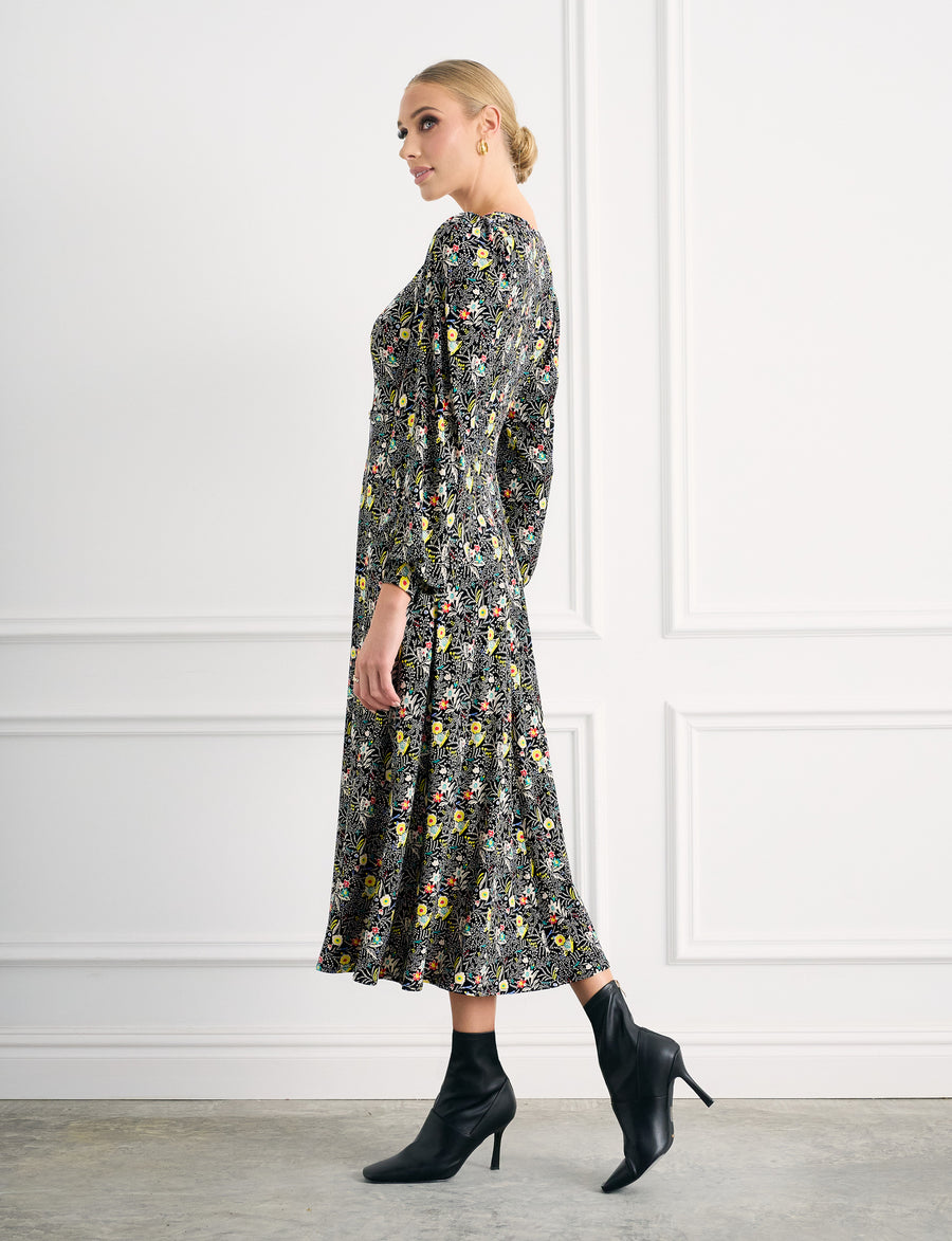 Paisley 'Briar Patch' Fit and Flare Midi Dress