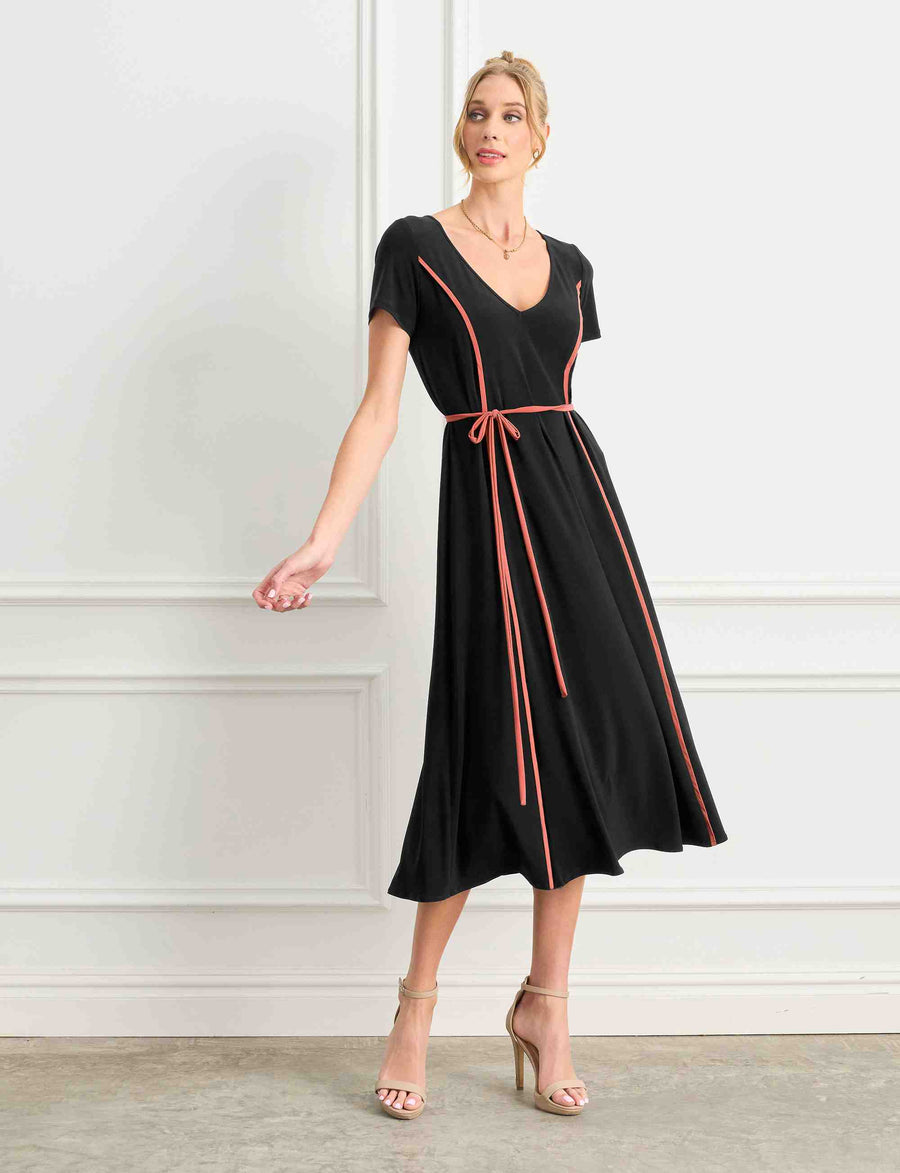 Patricia 'Melon' Swing Sheath Dress