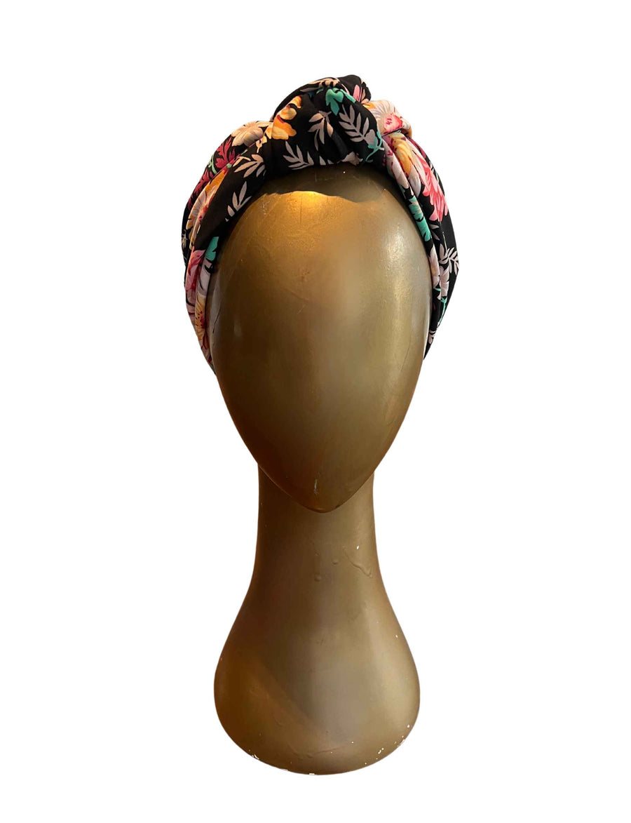 Printed Jersey 'Darling Dahlias' Headband FINAL SALE