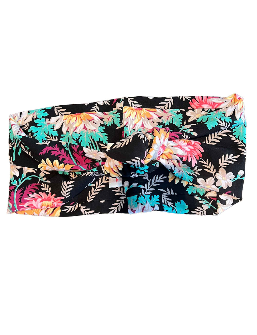 Printed Jersey 'Darling Dahlias' Headband FINAL SALE