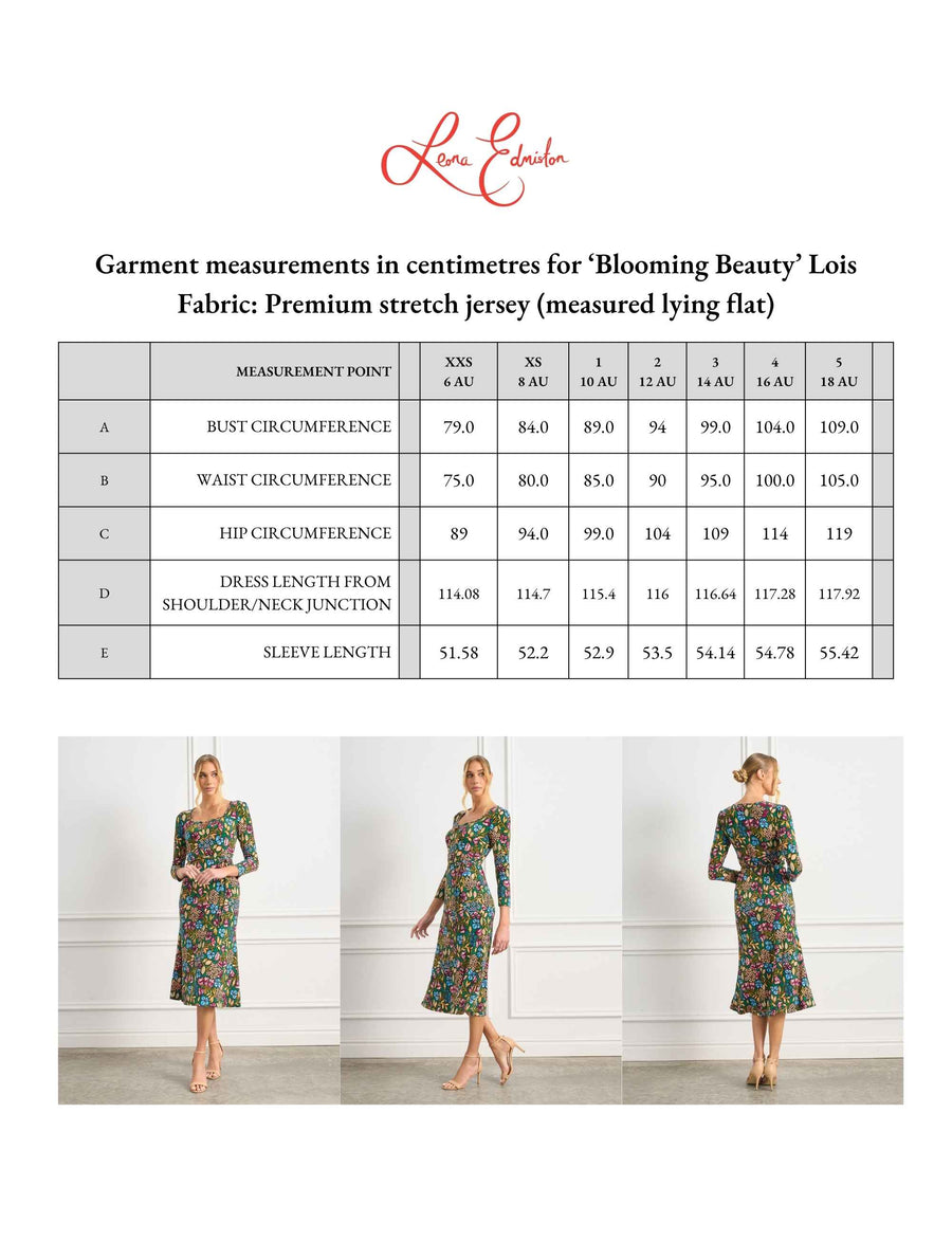 Lois 'Blooming Beauty Green' Sheath Dress with Teardrop Cutout FINAL SALE