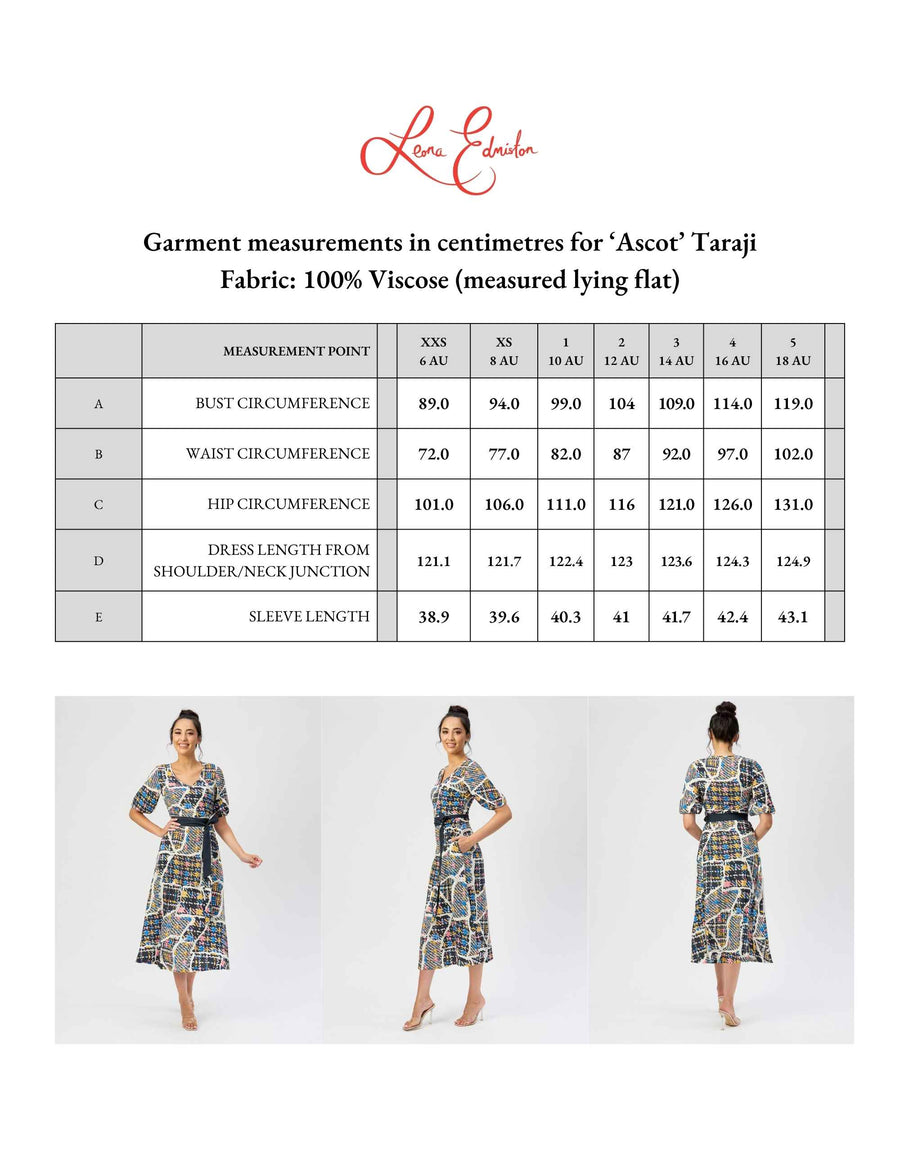 Taraji 'Ascot' Fit & Flare Midi Dress