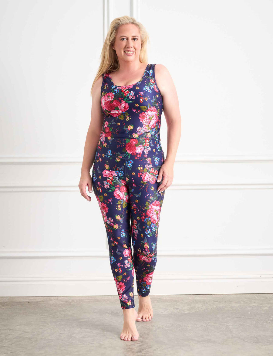 Ava 'Butterfly Run' Premium Printed Crop Top FINAL SALE