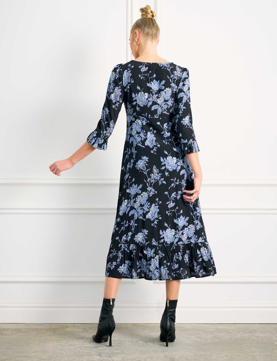 Ivy 'Country Charm' Empire Line Midi Dress