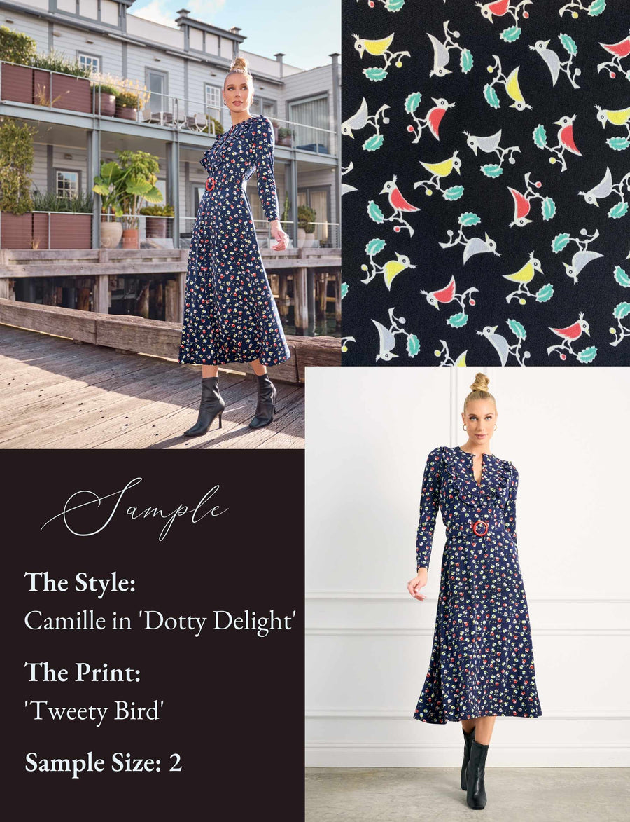Sample 9: Camille Style in Tweety Bird Print