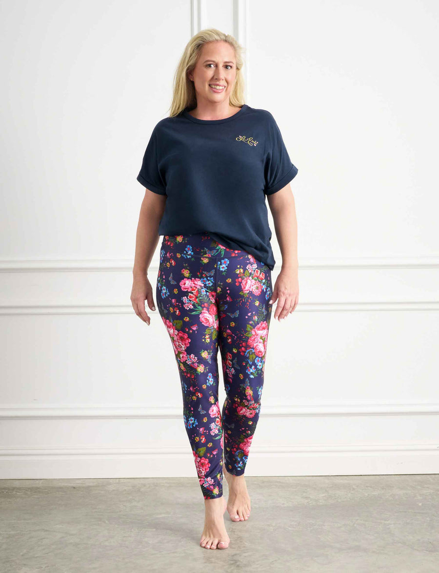 Yvie 'Butterfly Run' Premium Signature Leggings