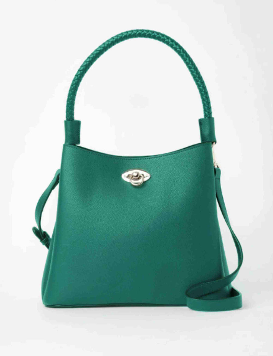 Valentine Shoulder Bag in Tree Green