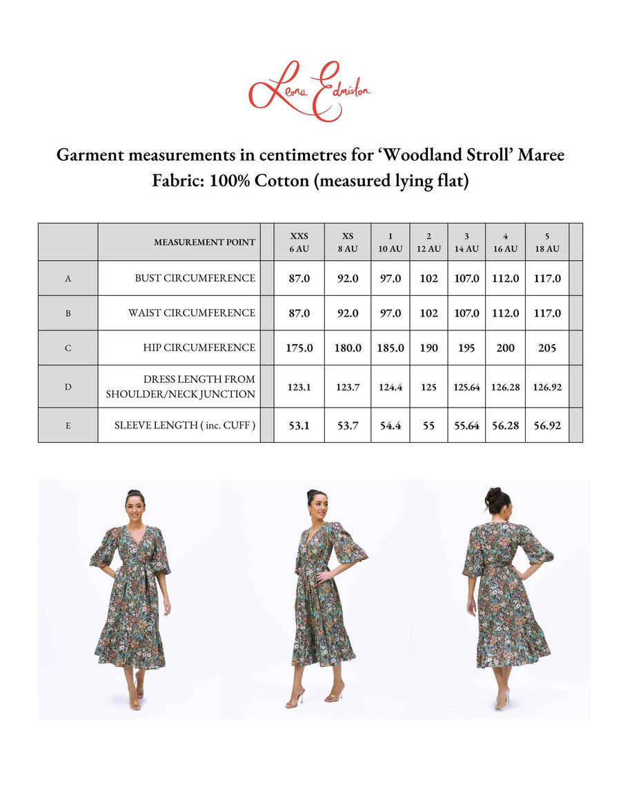 Maree 'Woodland Stroll' Loose Fit Double Tiered Dress NEW ARRIVAL