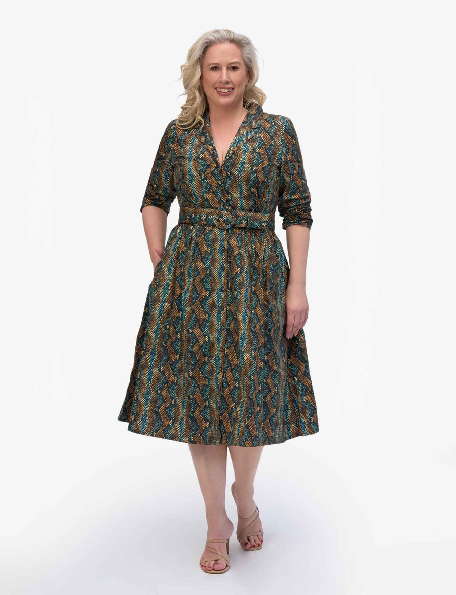 Sibyl 'Snake Charmer' Shirtdress NEW ARRIVAL