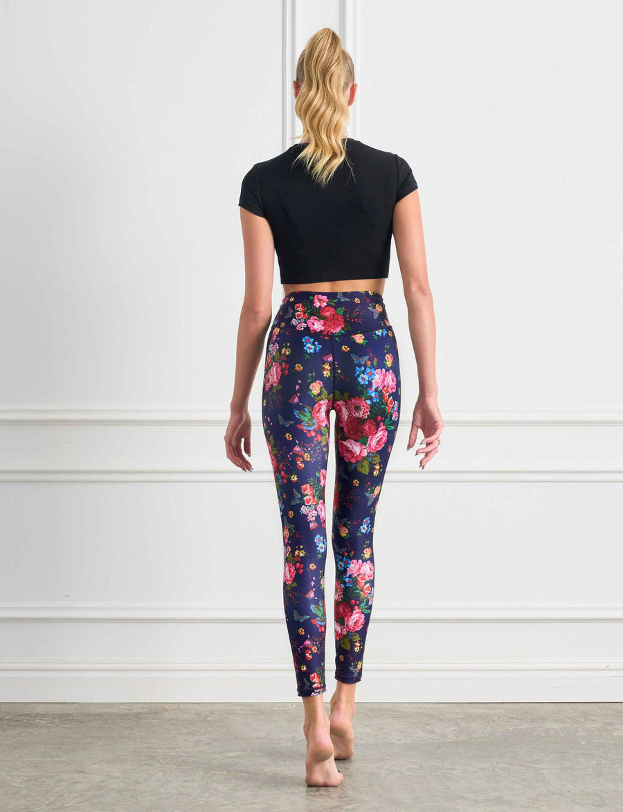 Yvie 'Butterfly Run' Premium Signature Leggings