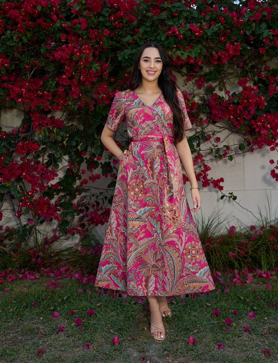 Ginger 'Perfume River' A-Line Maxi Dress