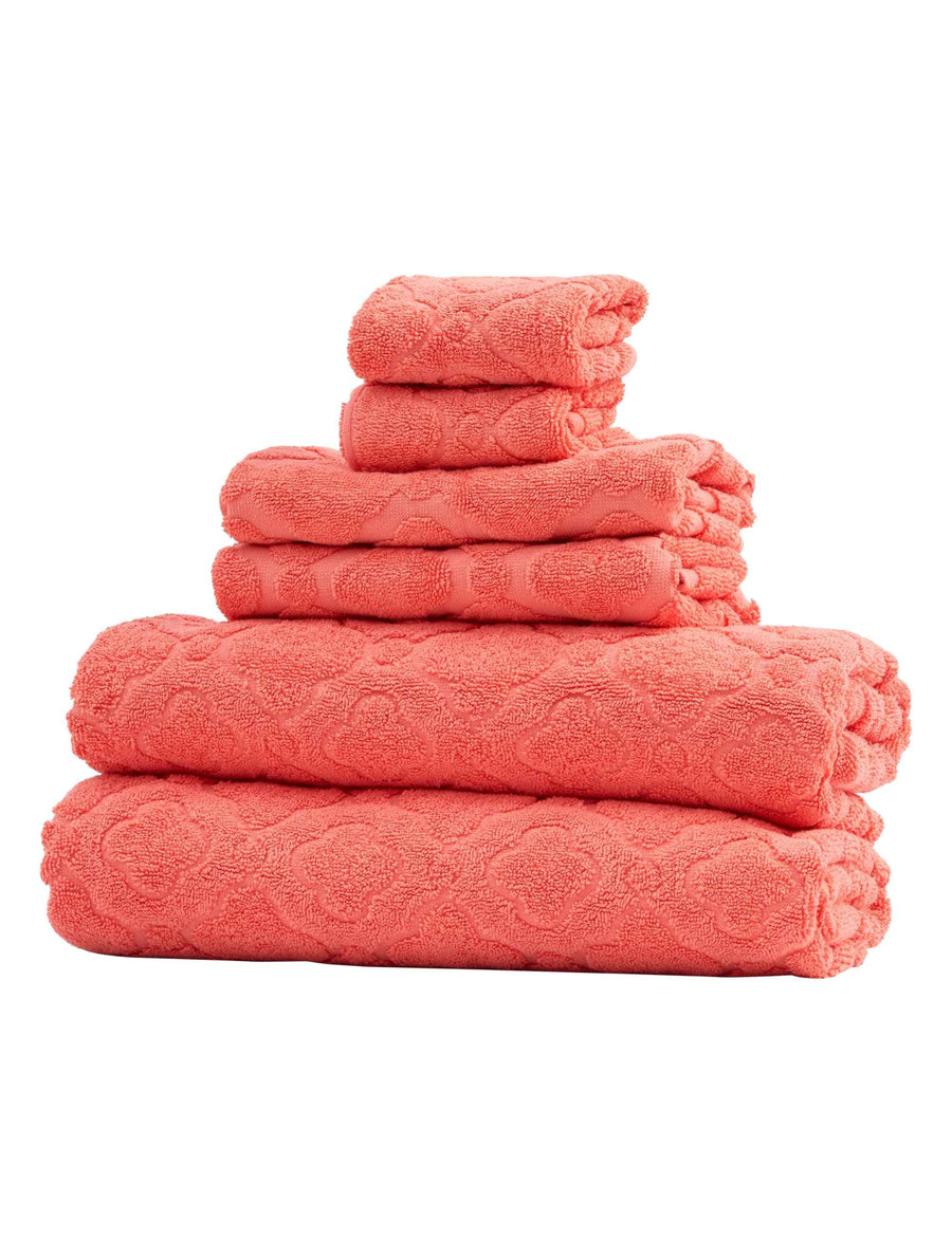 6 Piece Towel Set - Watermelon