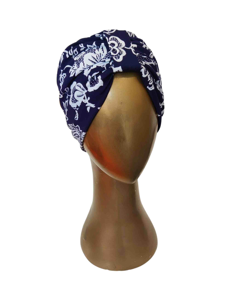 Printed Jersey Headband 'French Applique' FINAL SALE