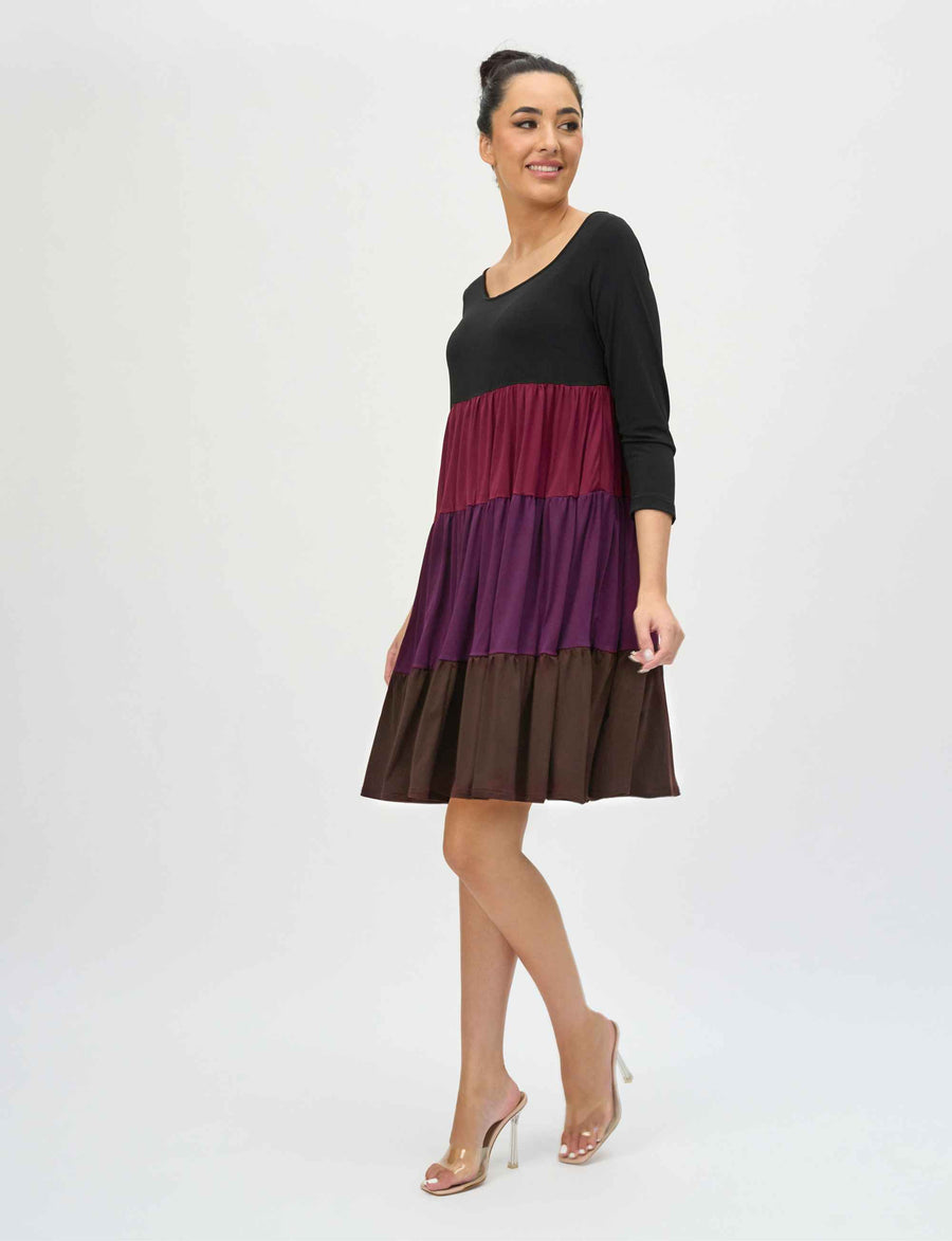 Ethel 'Luxe Layers' Tiered Shift Dress NEW ARRIVAL