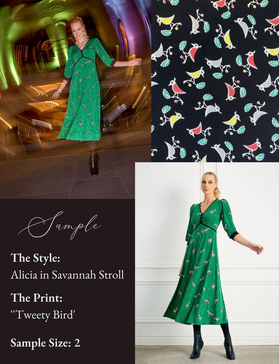 One of a Kind: Alicia Style in Tweety Bird print (Sample 13)