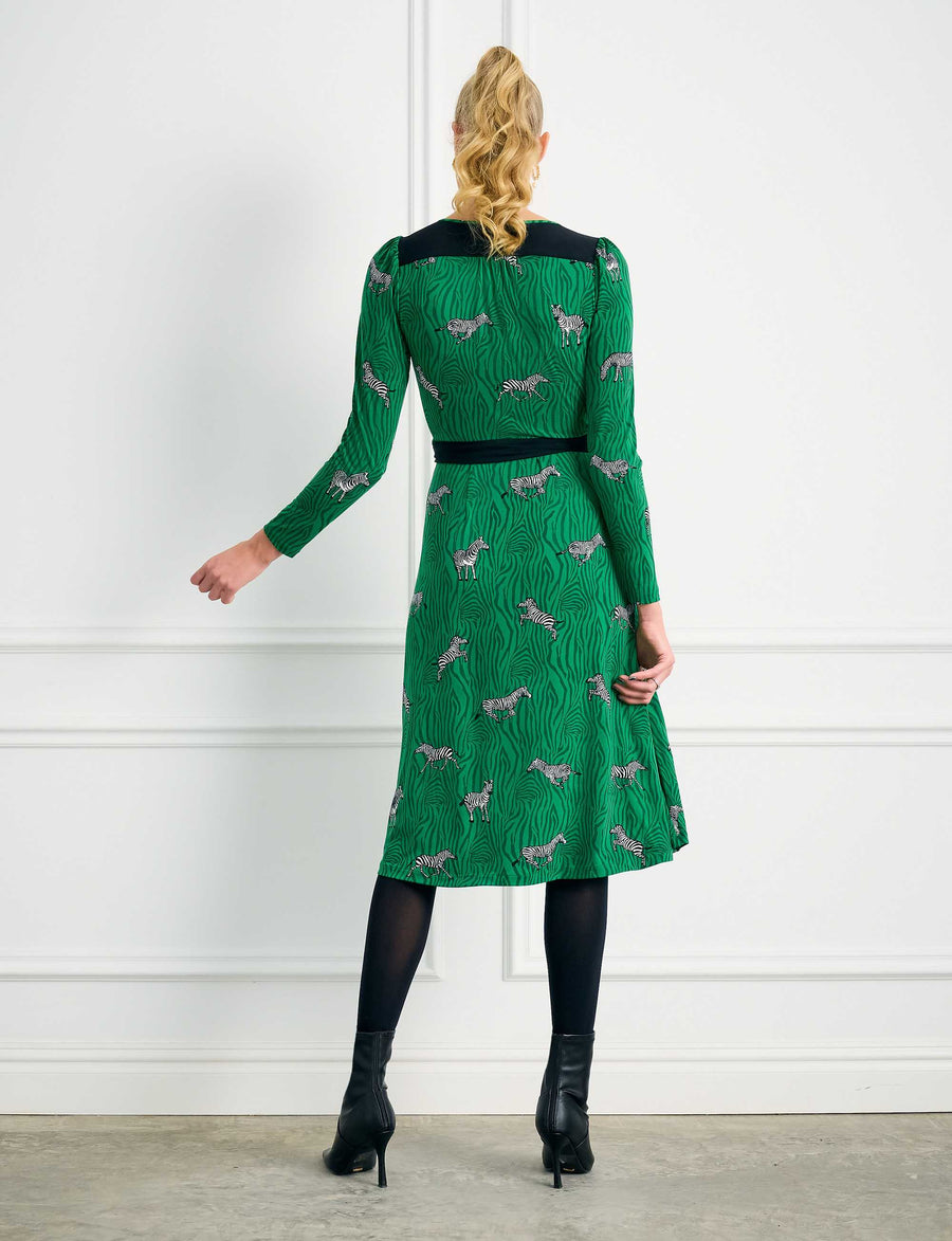 Georgia 'Savannah Stroll' True Wrap Knee Length Dress