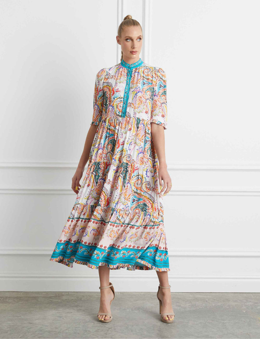 ORIGINAL SAMPLE  DIMMI - PAINTERY PAISLEY