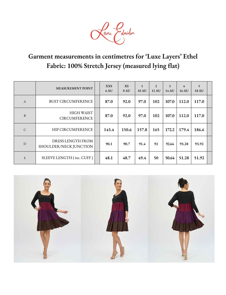Ethel 'Luxe Layers' Tiered Shift Dress NEW ARRIVAL