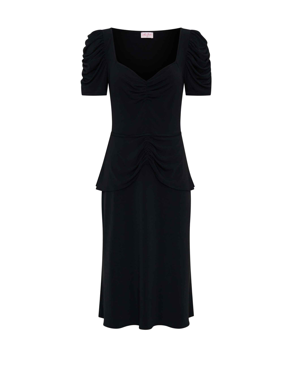 Teri 'LBD' Cocktail Dress with Ruched Sleeves - FINAL SALE